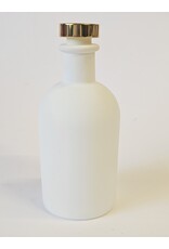 MILA Luxefles wit - 250 ml + dop  goud