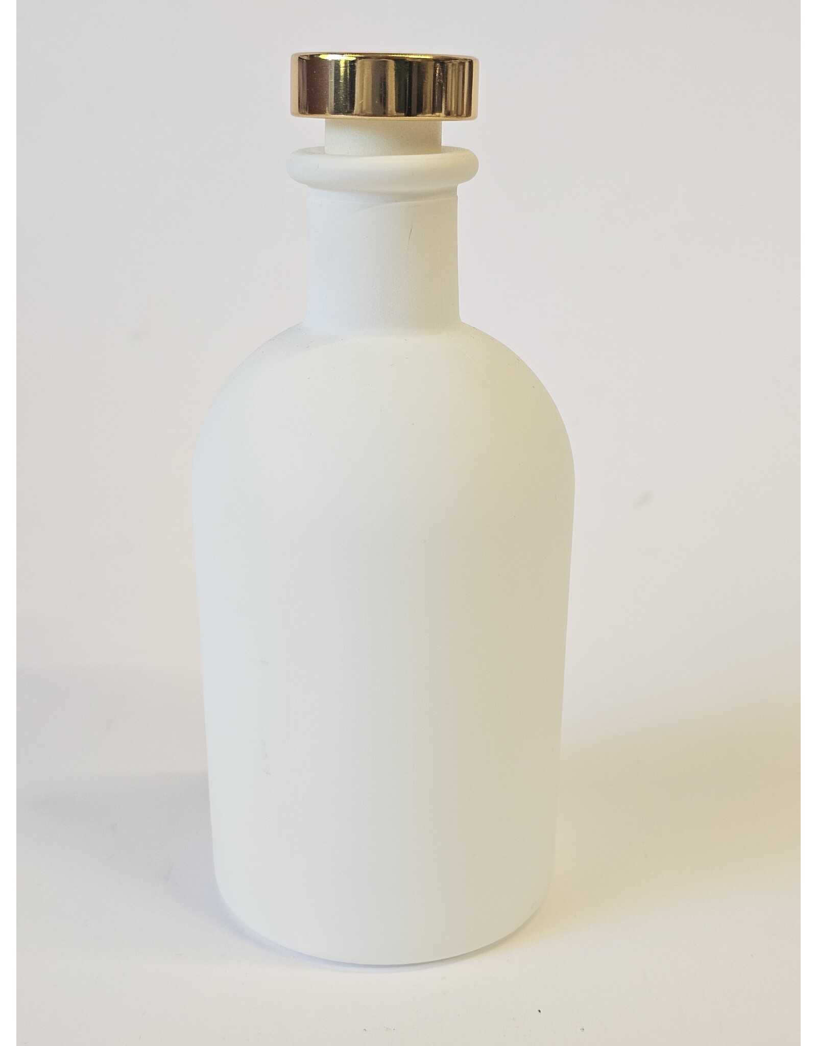 MILA Luxefles wit - 250 ml + dop  goud