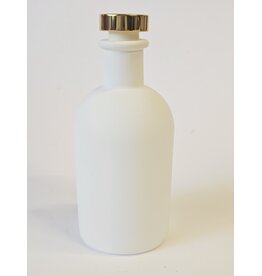 MILA Luxefles wit - 250 ml + dop  goud