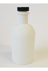 MILA Luxefles wit - 250 ml + dop zwart