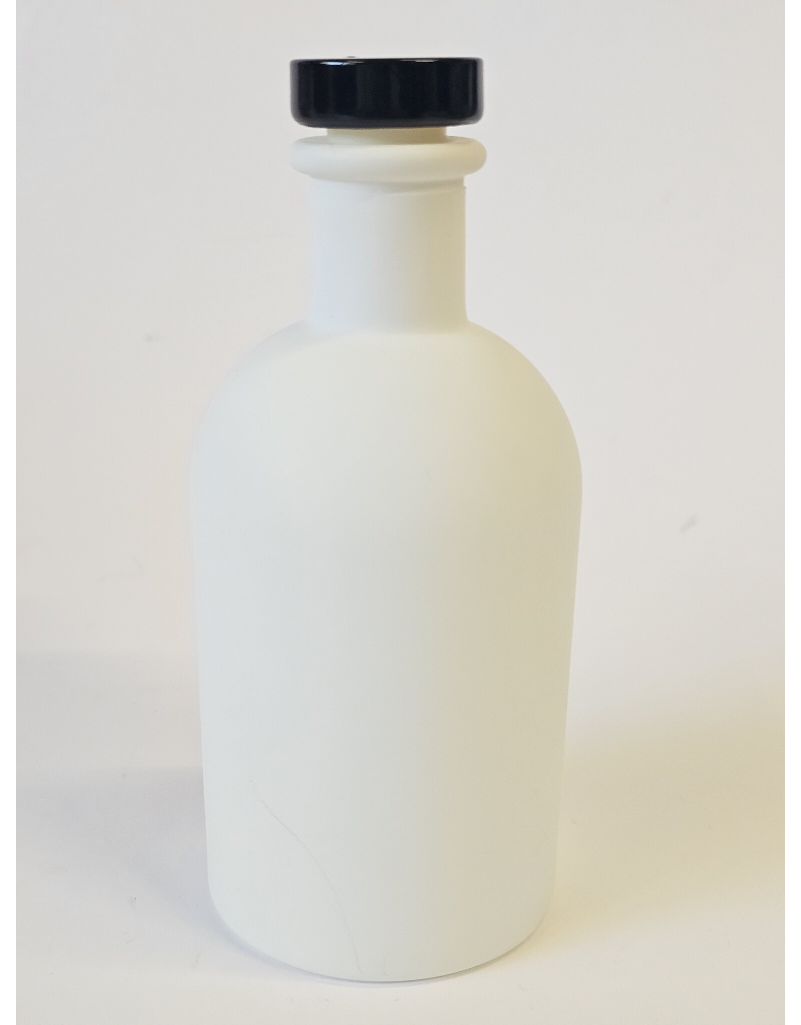 MILA Luxefles wit - 250 ml + dop zwart
