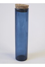MILA Buisje glas - blauw