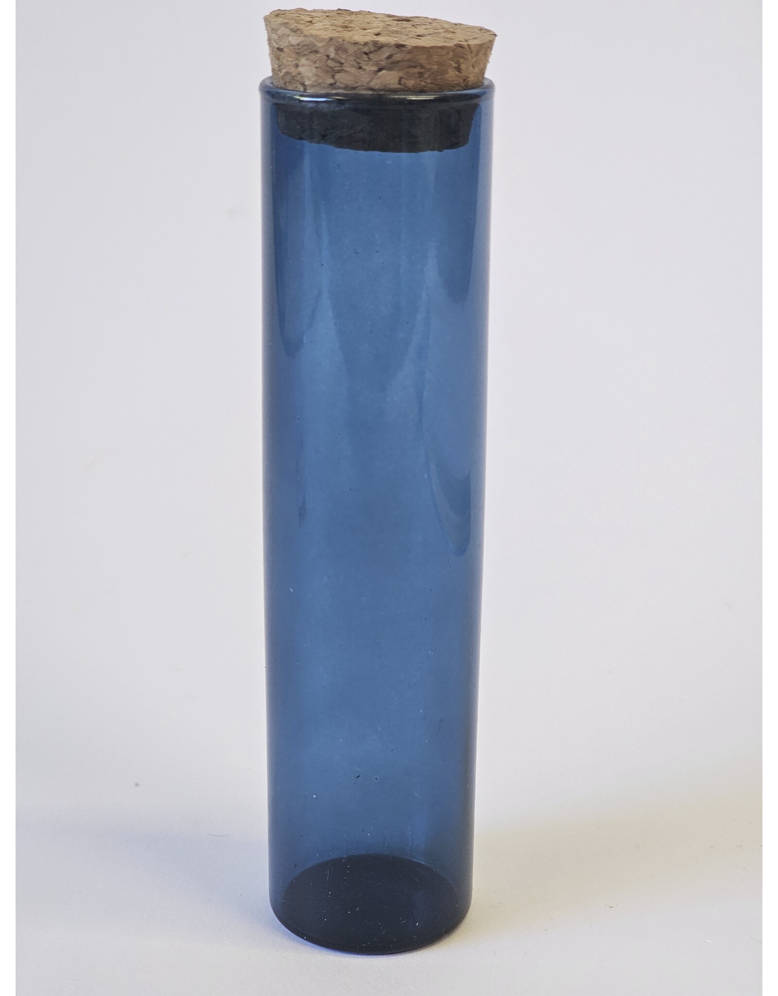 MILA Buisje glas - blauw