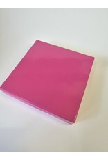 MILA Latex platte doos - fuchsia