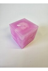 MILA Kubus kaarsje fuchsia