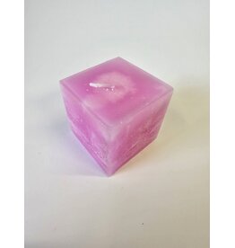 MILA Kubus kaarsje fuchsia