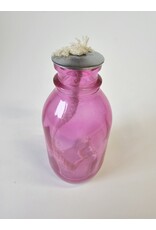 MILA Olielampje fuchsia - met wiek
