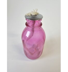 MILA Olielampje fuchsia - met wiek