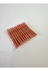 MILA 24 st Mini wasknijper - oranje