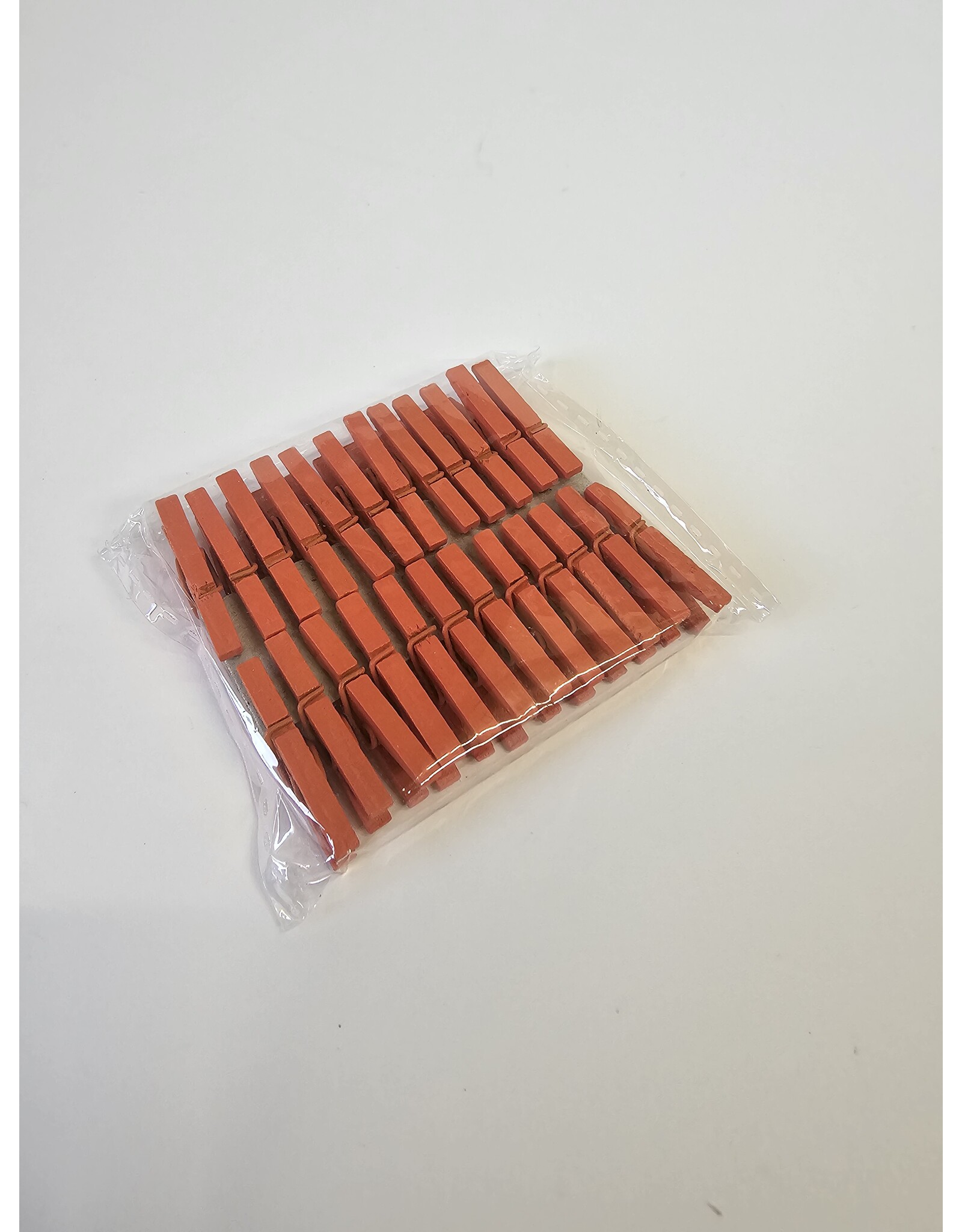 MILA 24 st Mini wasknijper - oranje