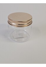 MILA Plexi potje - dop rosé goud