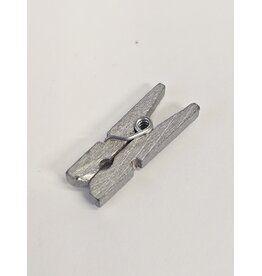 MILA 23 st Mini wasknijper - grijs