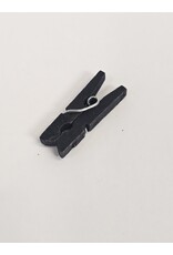 MILA 39 st Mini wasknijper - zwart
