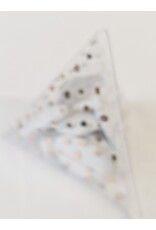 MILA Mica doosje driehoek/piramide met gouden dotjes