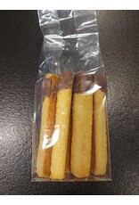 Biscottes 125 gr gedipt in chocolade