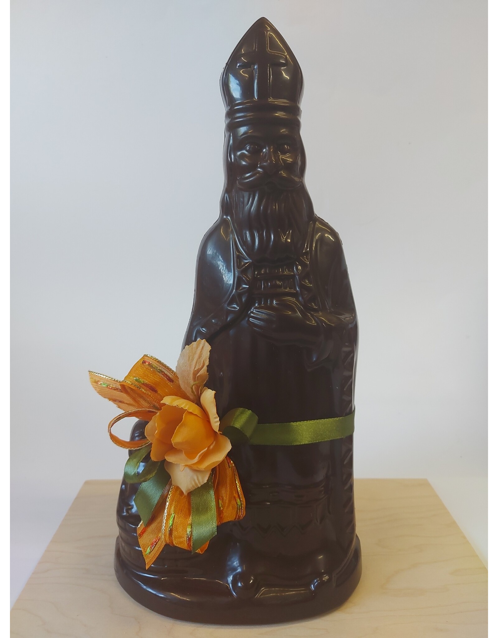 Sint - 500 gr - 35 cm - melk-, witte en fondant chocolade - luxe versiering