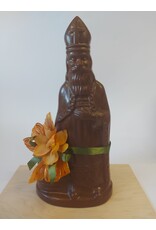 Sint - 500 gr - 35 cm - melk-, witte en fondant chocolade - luxe versiering