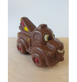 Tommy de truck  - Callebaut MELK chocolade  ingekleurd