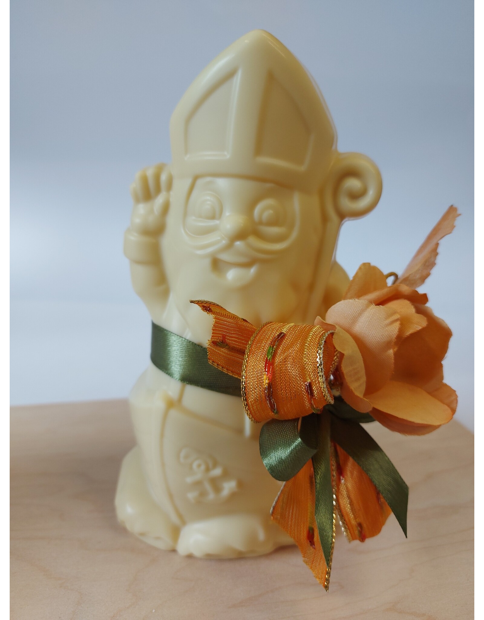 Wuivende sint in stoomboot - Callebaut chocolade  225 gr