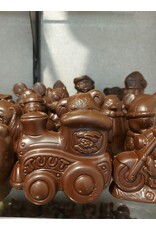 Suikervrije Sinterklaasfiguren - melkchocolade en fondant chocolade