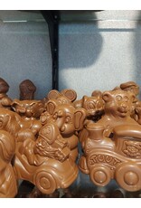 Suikervrije Sinterklaasfiguren - melkchocolade en fondant chocolade