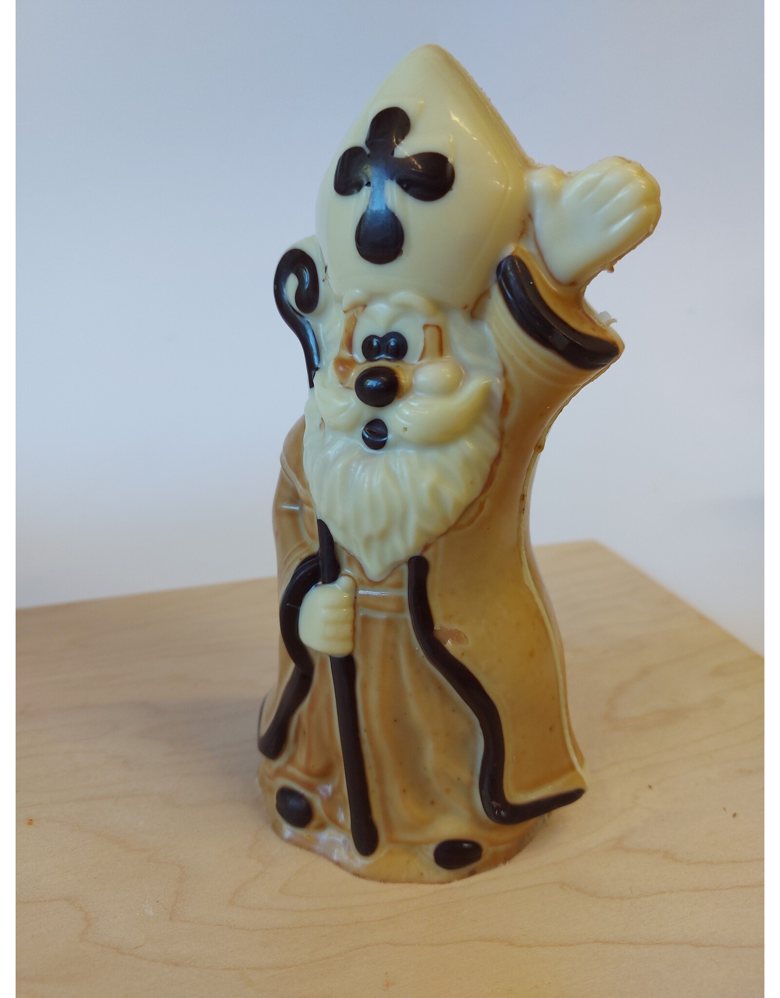 wuivende sint melk en witte  deco - 165 gr - Callebaut chocolade