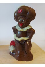 Wuivende piet deco melk chocolade - 25 cm