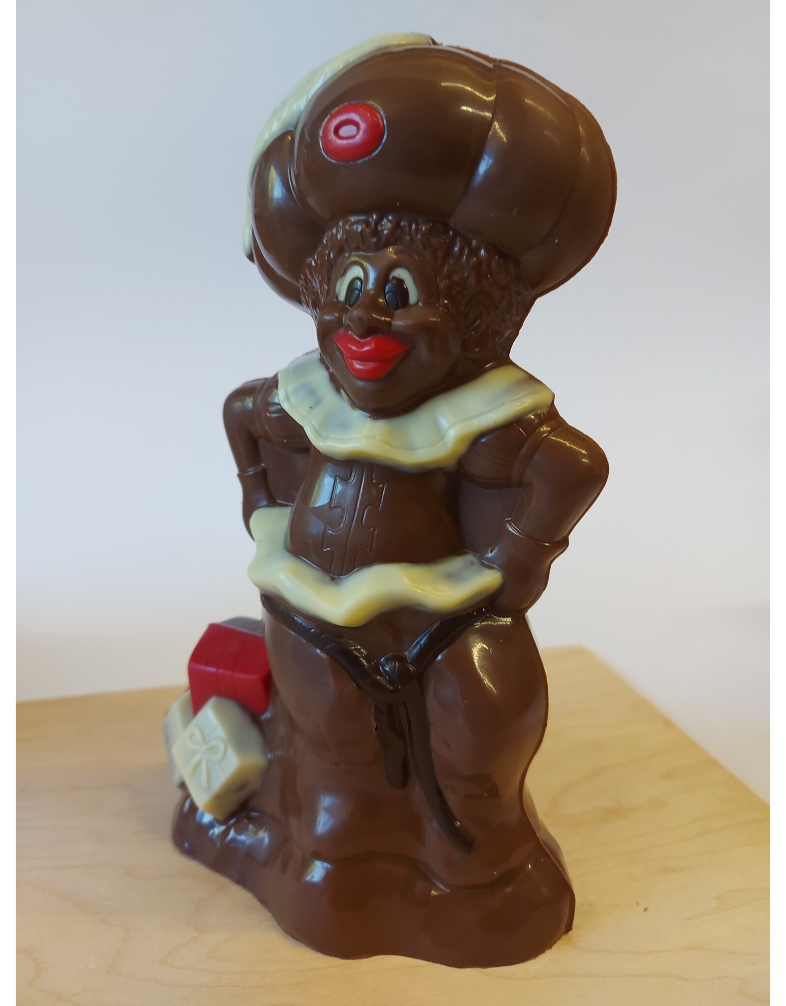 Wuivende piet deco melk chocolade - 25 cm