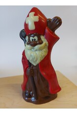 Wuivende sint deco melk chocolade - 25 cm