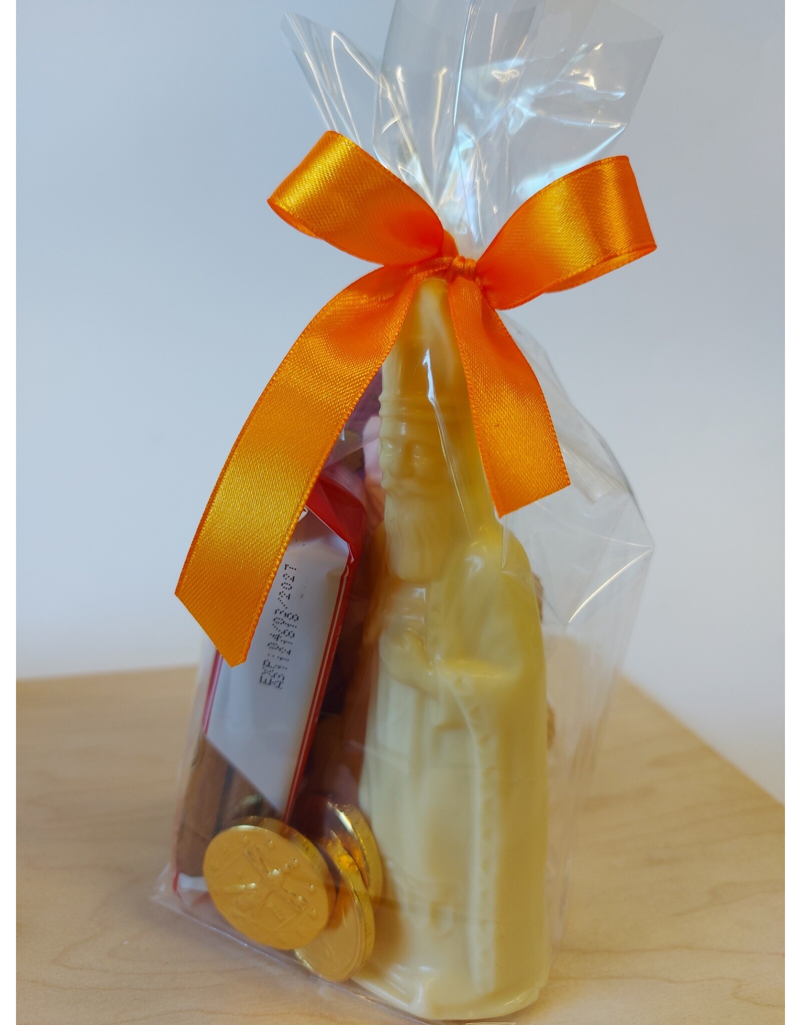 sint geschenk ; chocolade Sint 60 gr , speculoos, nic nac, ...