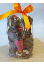 sint geschenk ; mica zakje met sint en piet 90 gr , olvrouwkes, marsepein ,...