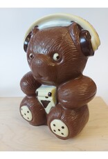 Walkmanbeer deco chocolade - 20 cm