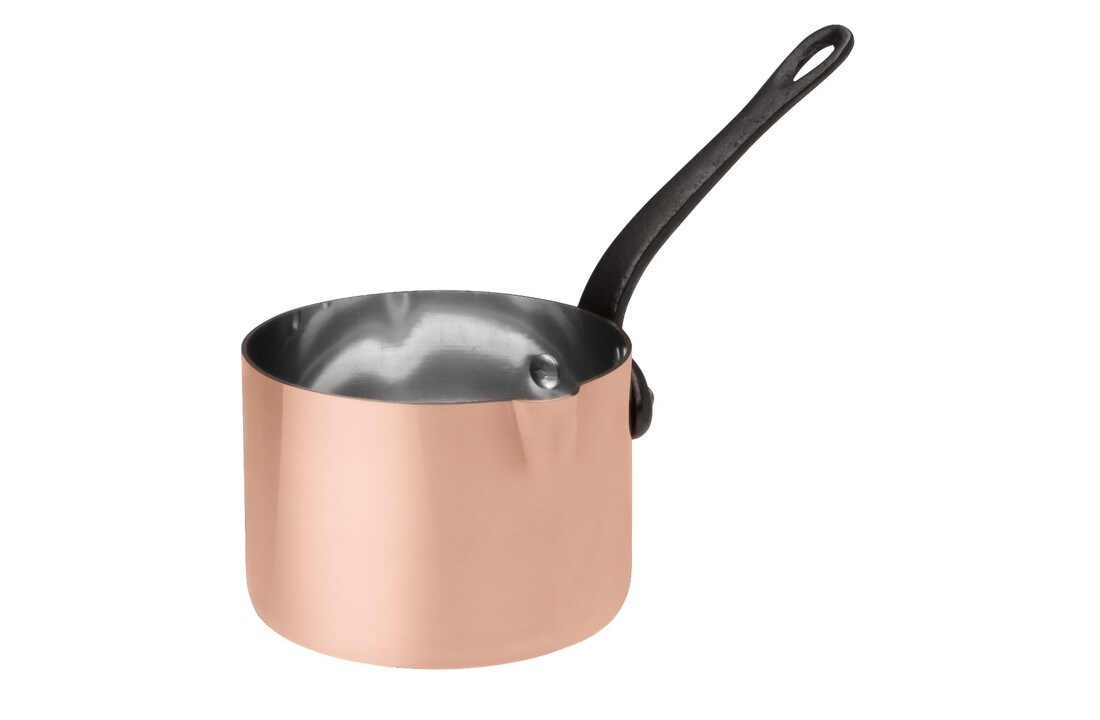 Baumalu Koperen saucière/sauspan met schenktuit Ø 11 cm