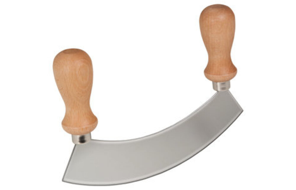 Bakmina Wiegemes mezzaluna kruidensnijder 14 cm