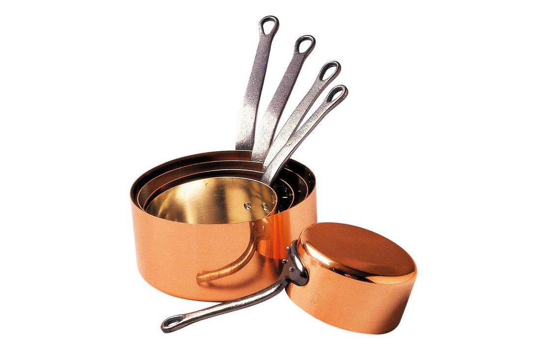 Baumalu Koperen Steelpannen Ø 12- 20 cm (gas)