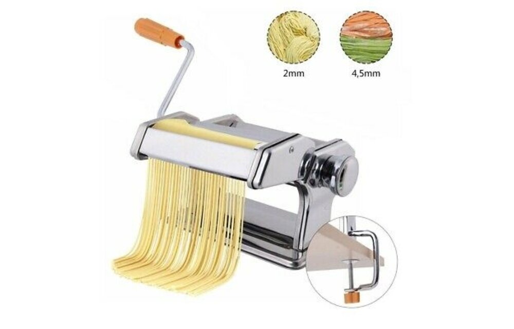 Baumalu RVS Pastamachine voor lasagne, spaghetti en tagliatelle