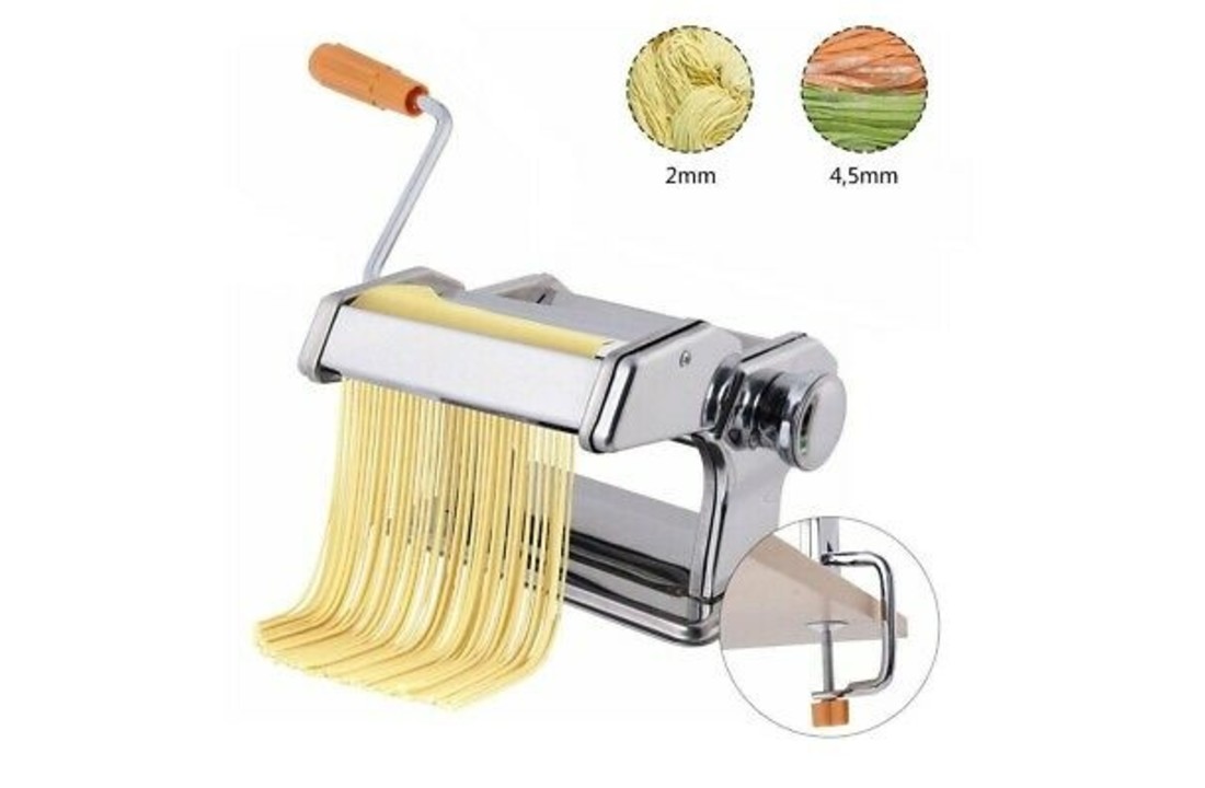 Baumalu RVS Pastamachine voor lasagne, spaghetti en tagliatelle