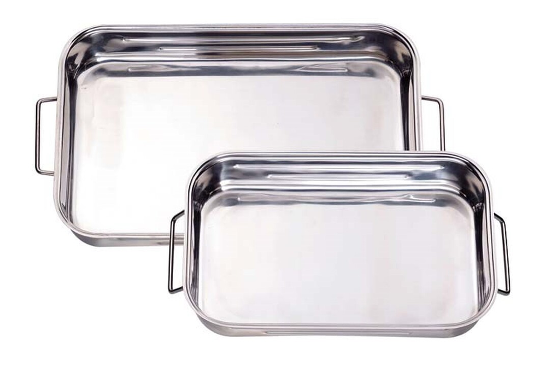 Baumalu RVS ovenschaal met handgrepen 4 afmetingen