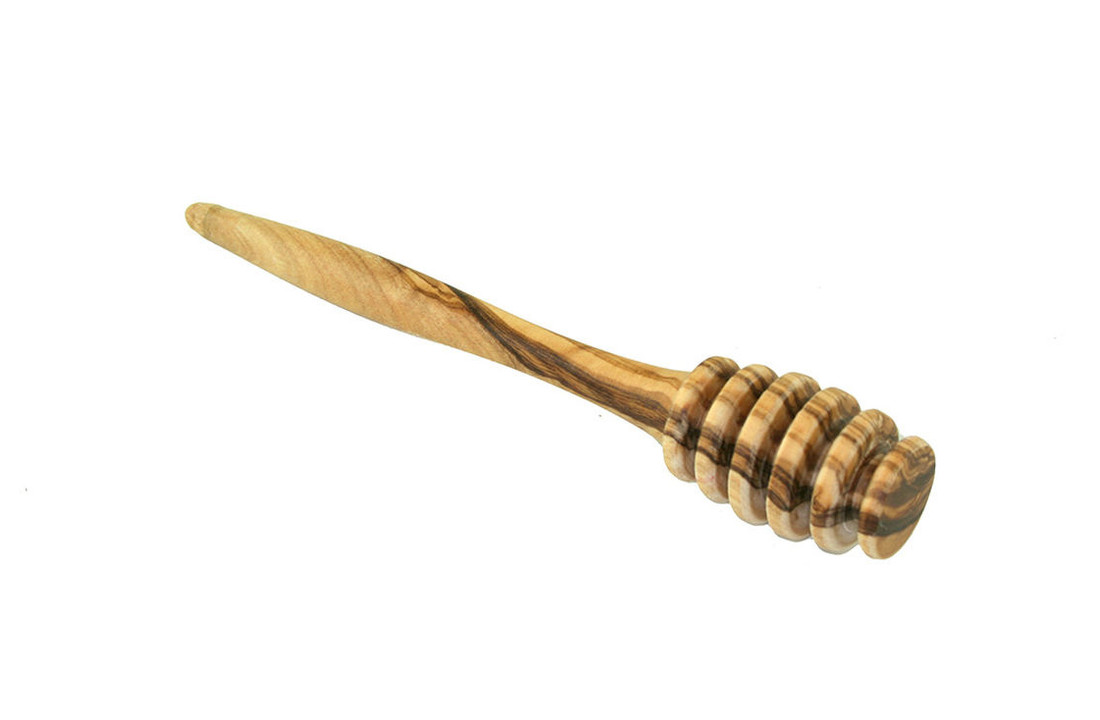 Bakmina Olijfhouten honinglepel 14 cm