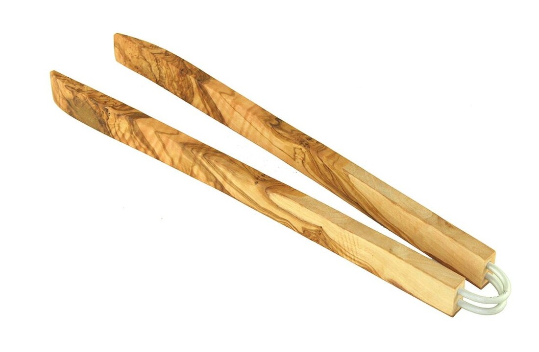 Bakmina Olijfhouten Grilltang 32 cm