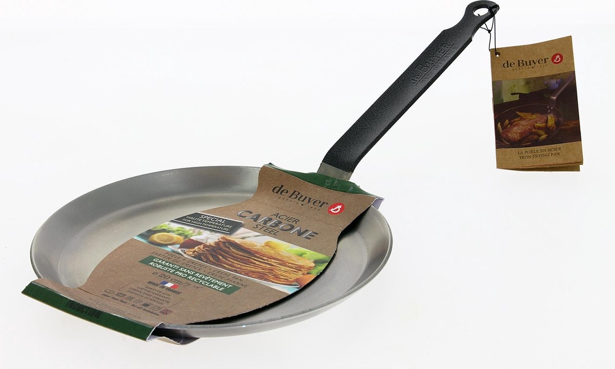 De Buyer Carbone Plus Krepp- und Pfannkuchenpfanne - Ø 18 - 30 cm - Eisen