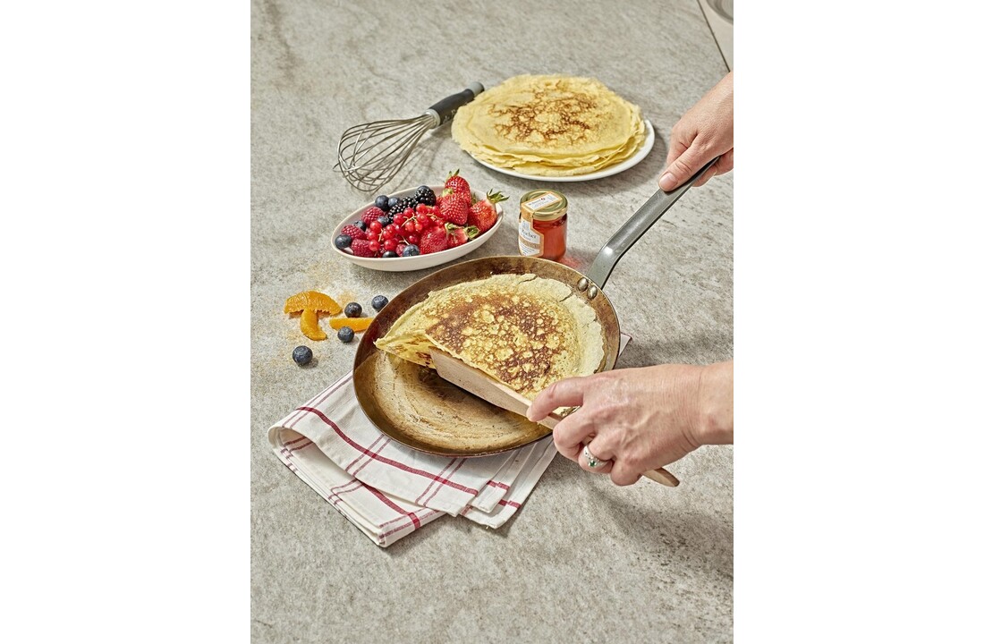 De Buyer Carbone Plus Crêpe- en Pannenkoekenpan - Ø 18 - 30 cm- Plaatstaal