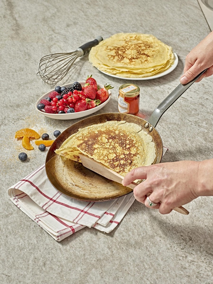 De Buyer Carbone Plus Krepp- und Pfannkuchenpfanne - Ø 18 - 30 cm - Eisen