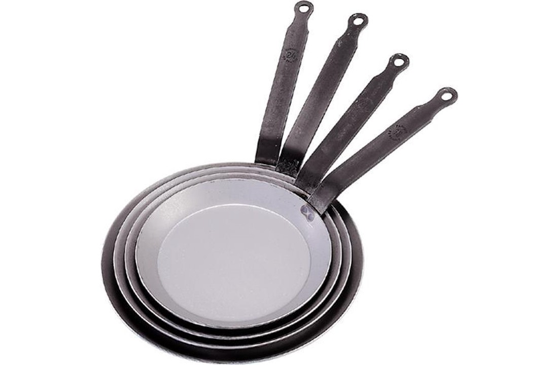 De Buyer Carbone Plus Crêpe- en Pannenkoekenpan - Ø 18 - 30 cm- Plaatstaal