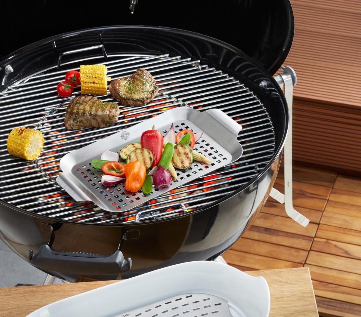 GEFU Barbecue Grill pan - 33 x 19 cm - Stainless steel