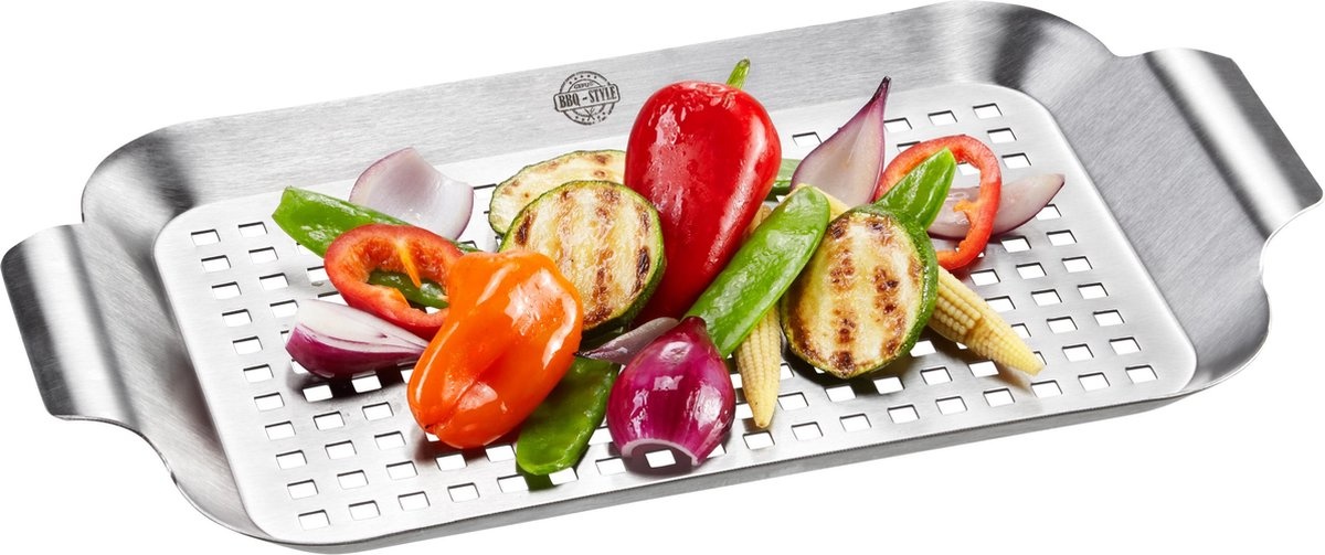 GEFU Barbecue Grill pan - 33 x 19 cm - Stainless steel