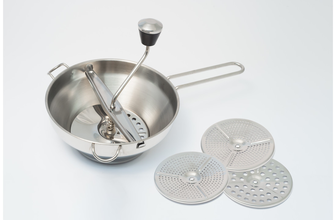 Baumalu RVS Passeerzeef 19 cm - incl. 3 verschillende inzetten