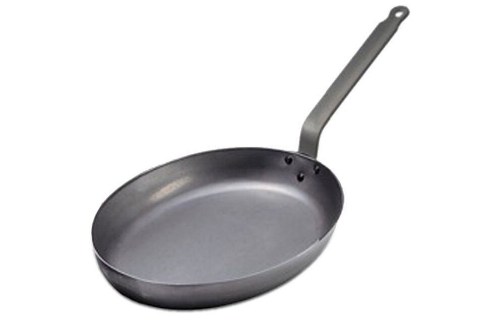 De Buyer Carbone Plus Ovale Vispan - Plaatstaal