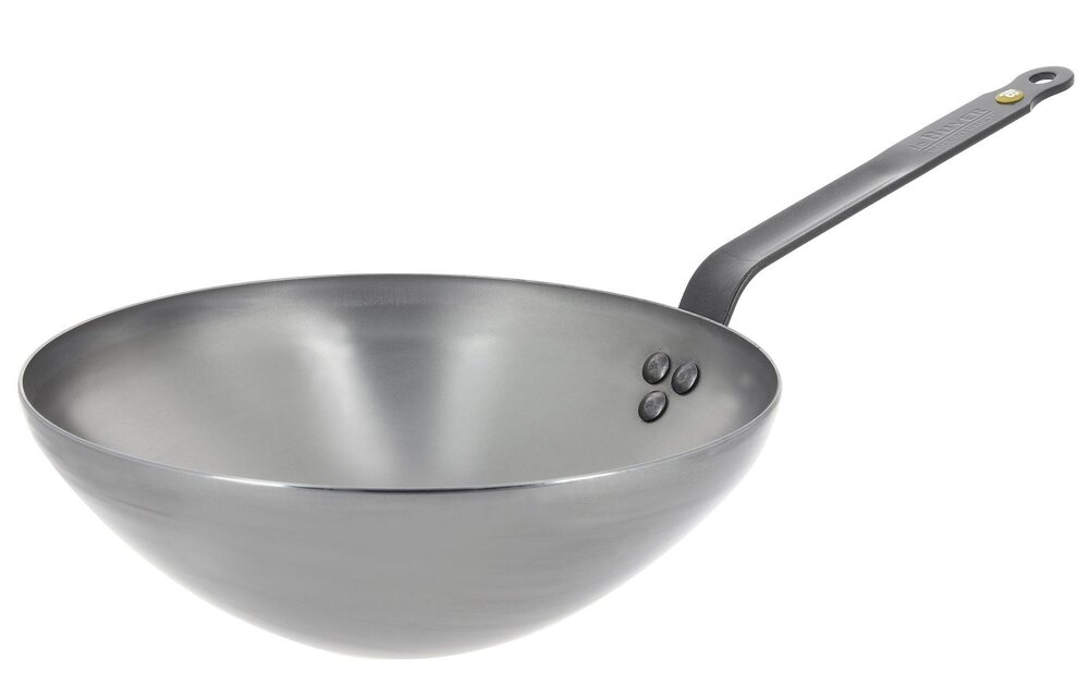 De Buyer Wok Mineral B Plaatstaal