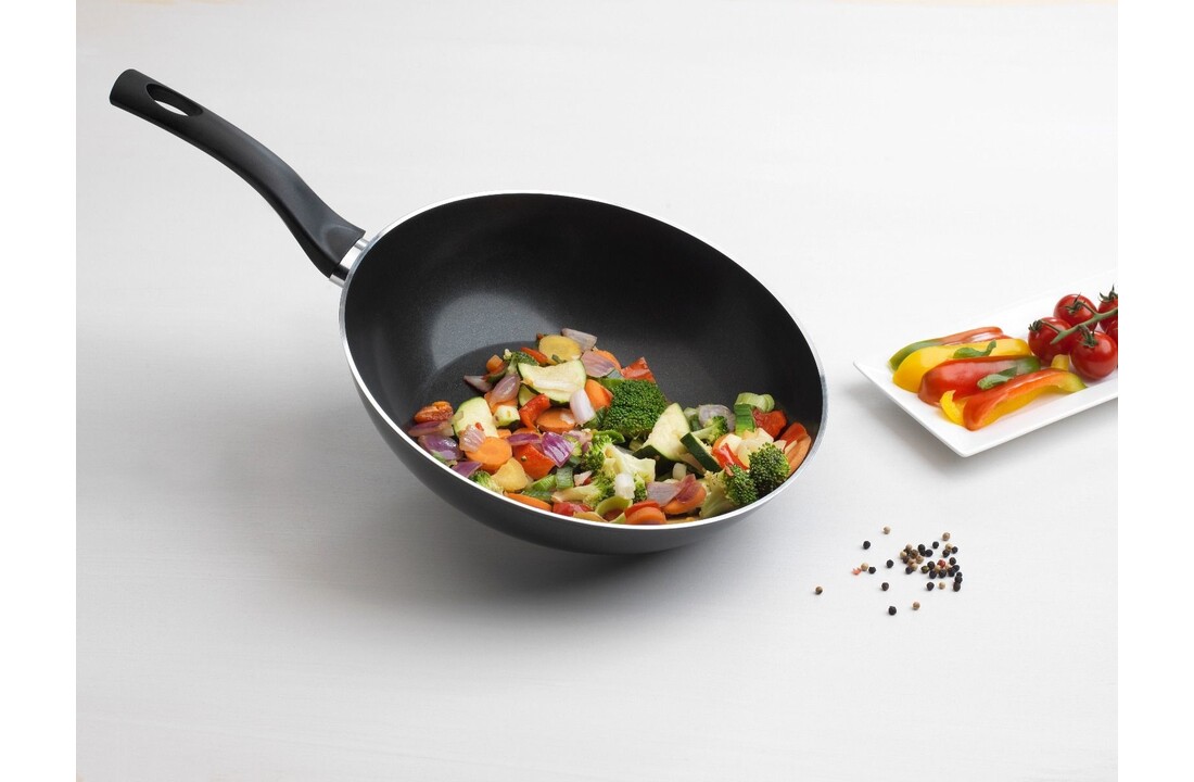 Bakmina Gietaluminium Wok 28 cm